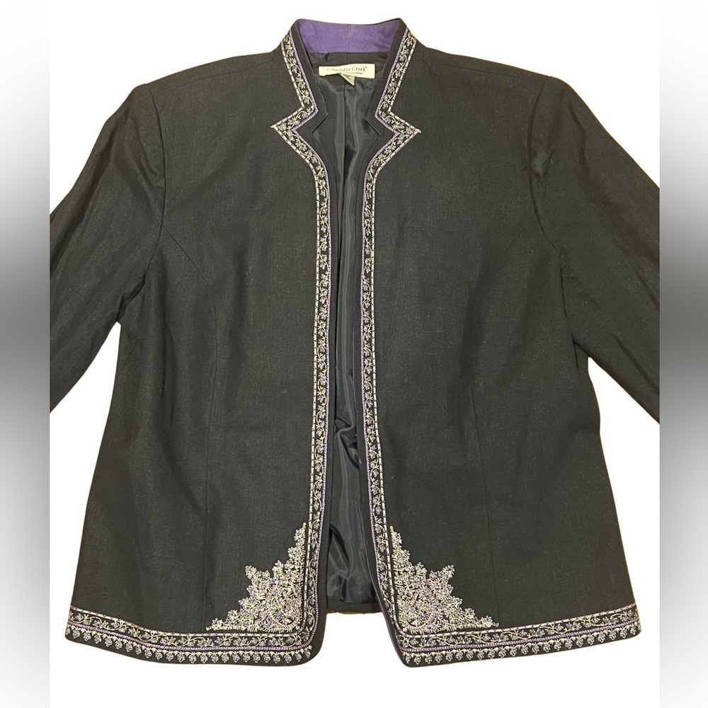 Coldwater Creek Open Lightweight Jacket Blazer Size Petite 16
